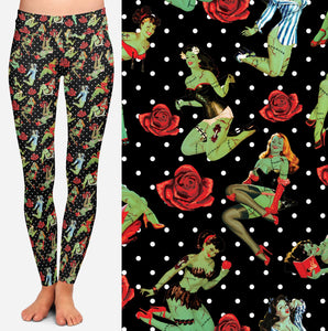 Comforts zombie pinup with polka