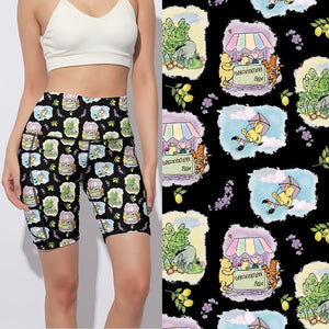 V2 Pooh black shorts