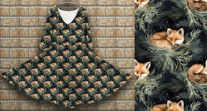 Peggy dress sleeping foxes