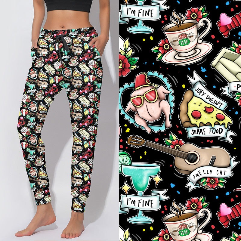 V2 friends joggers