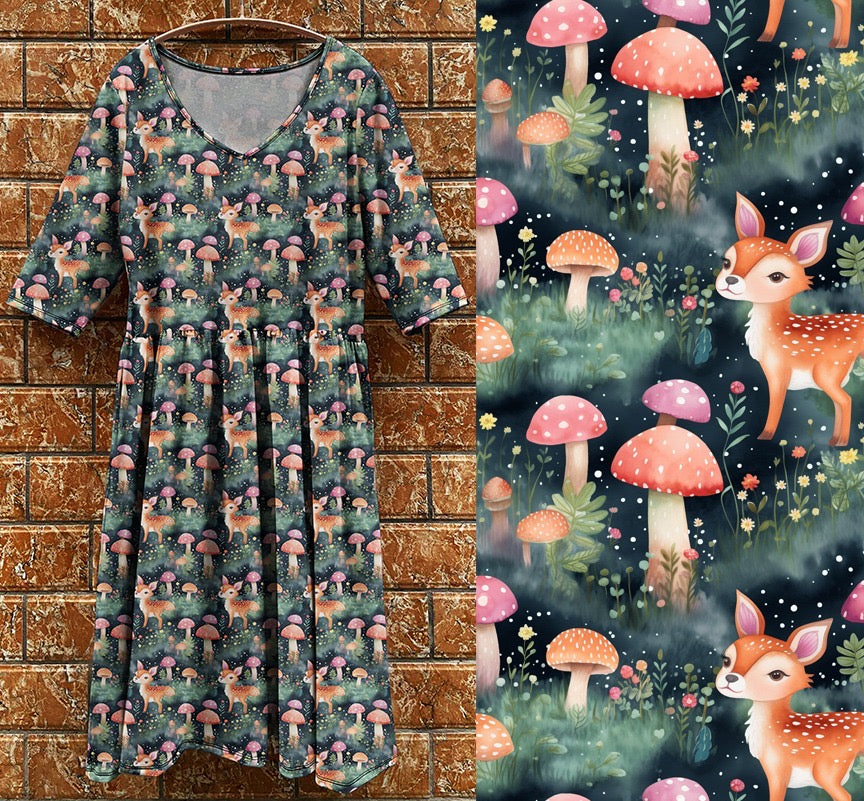 Tea dress magic forest