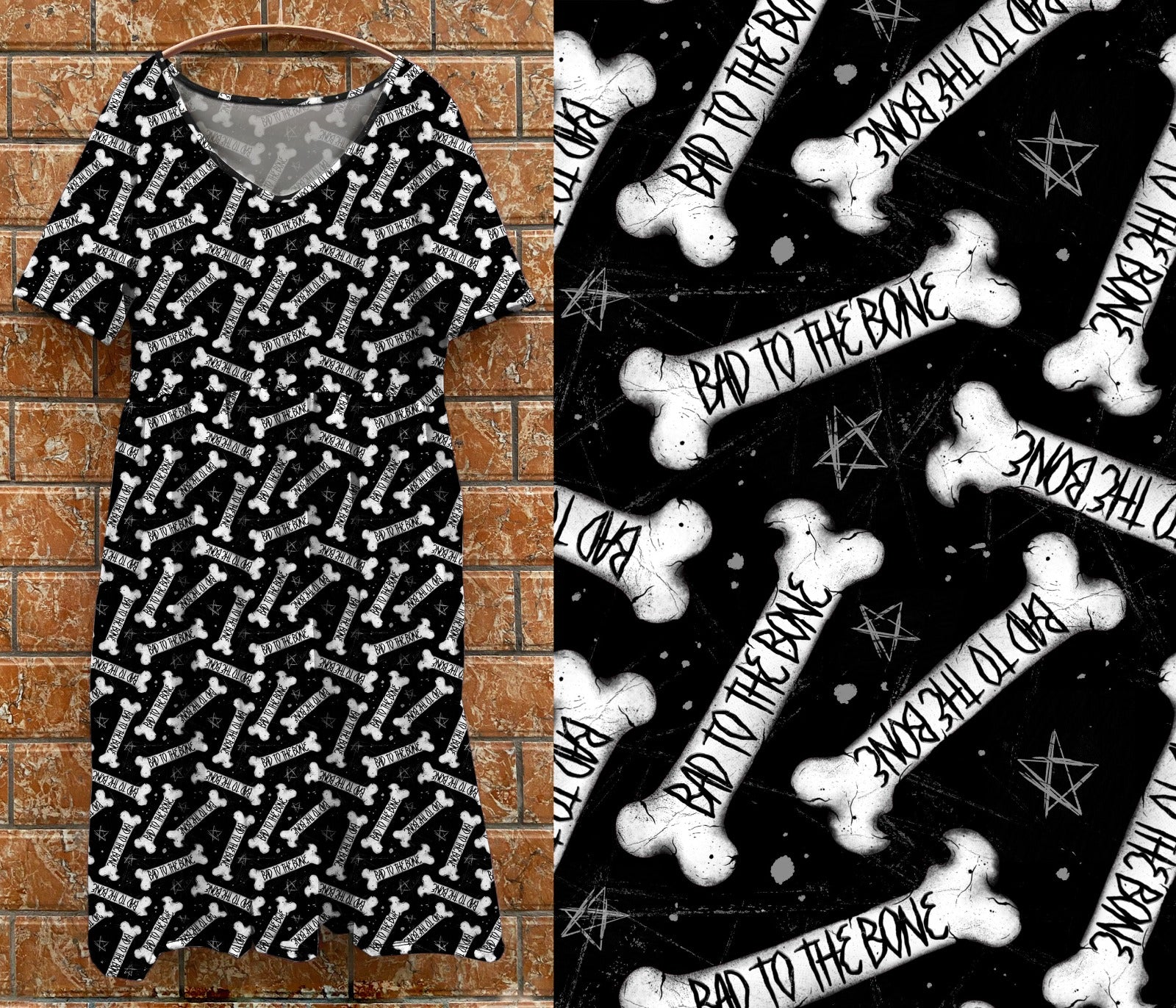 V1 tea dress bad to the bone