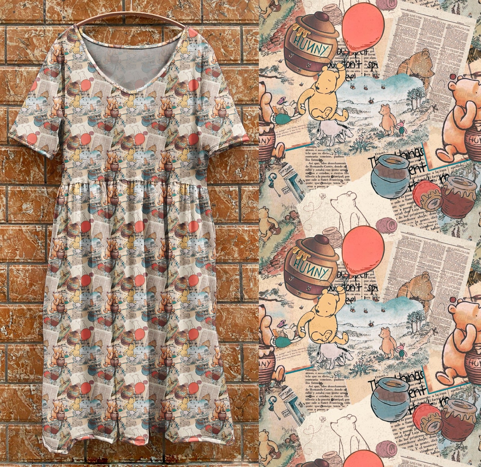 V1 hunny tea dress