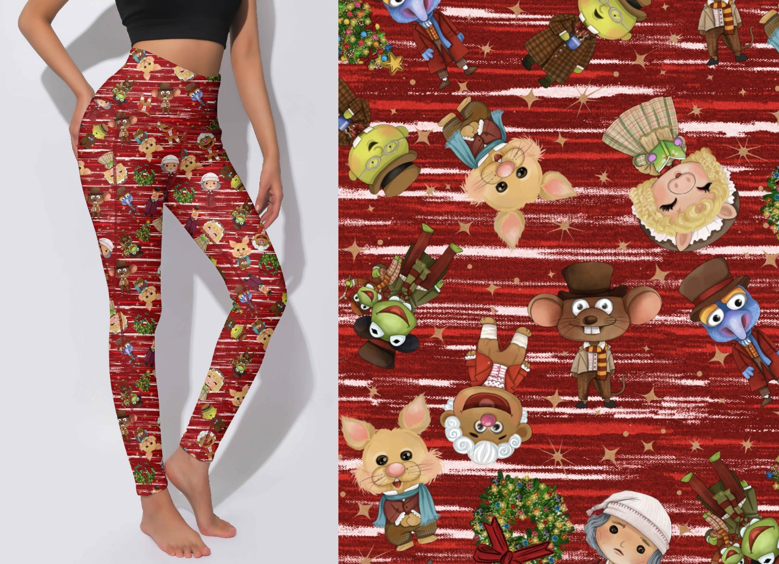 Actives red Christmas carol