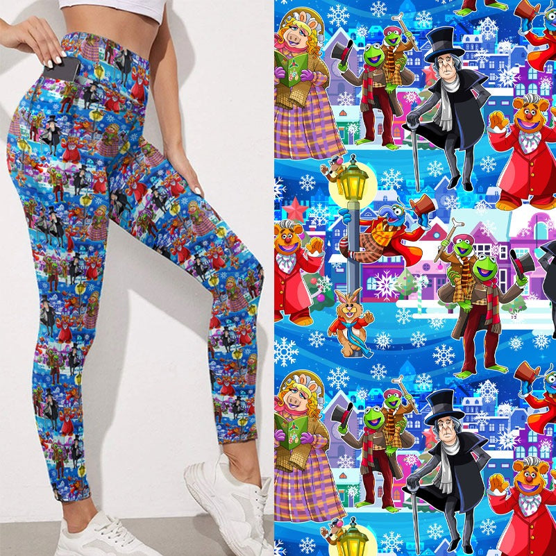 Actives Christmas carol blue