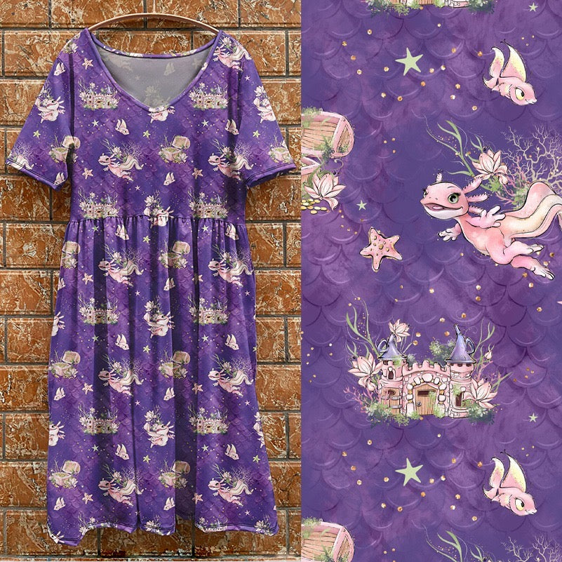 V2 axolotl tea dress
