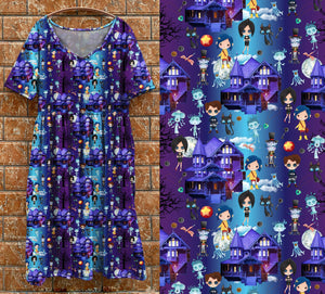 V1 tea dress hallow town