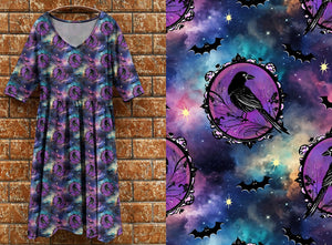 Tea dress ravens