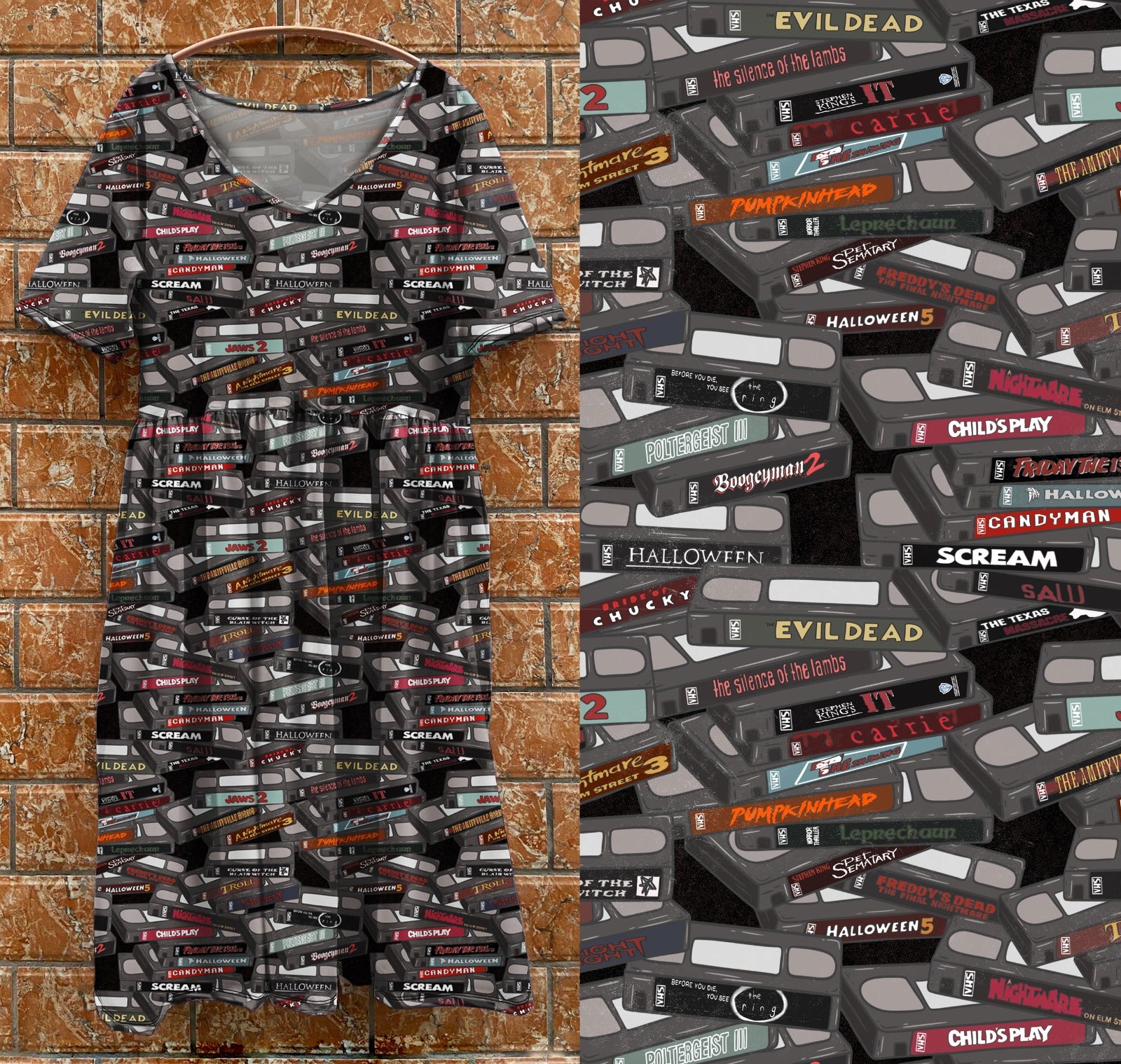 V1 tea dress tapes