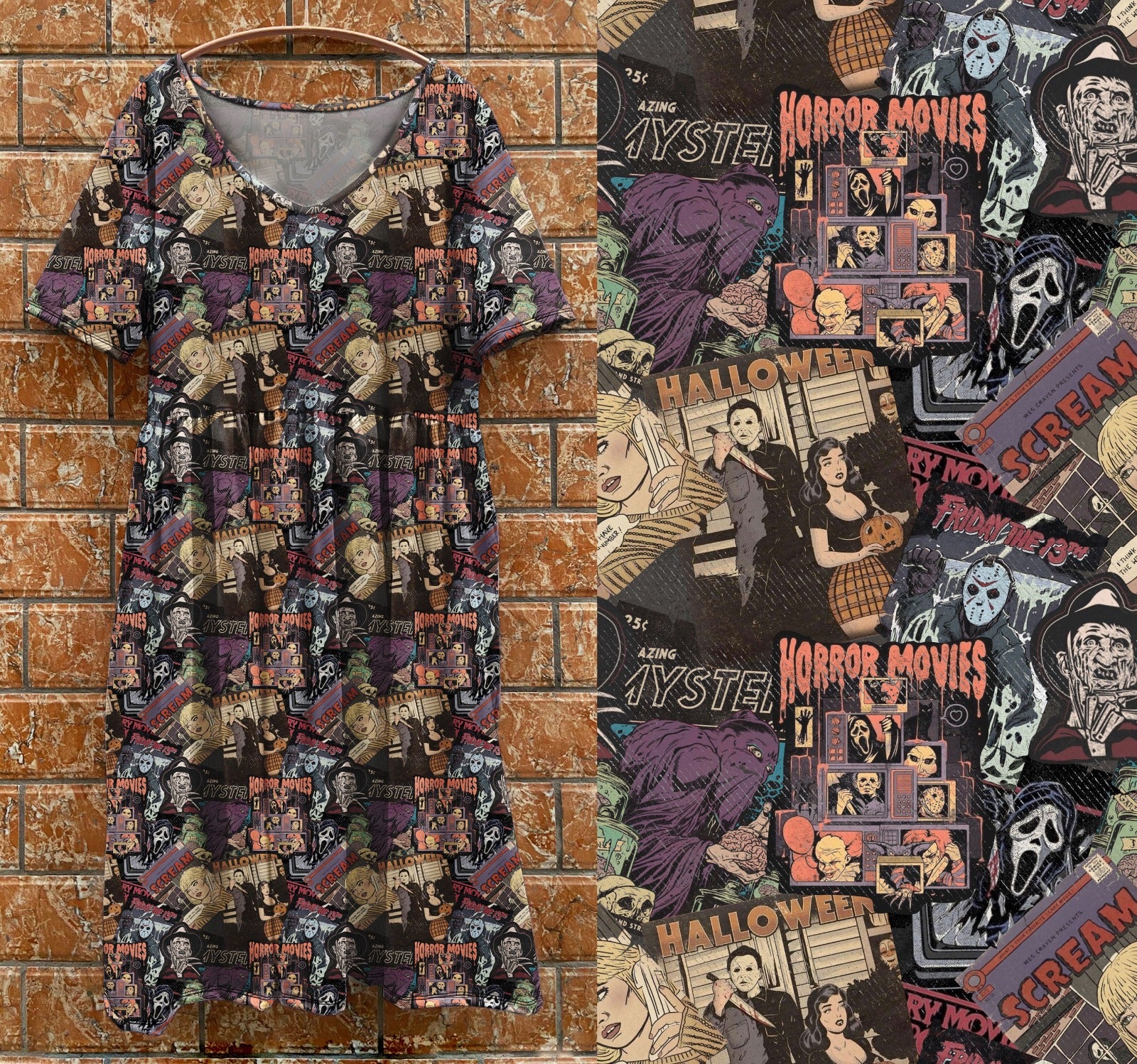 V1 tea dress monsters