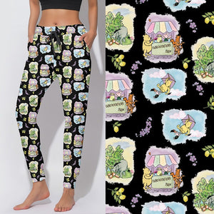 V2 Pooh black joggers