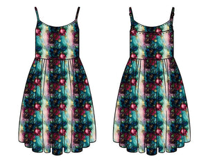V9 Ella dress - Watercolour Flowers