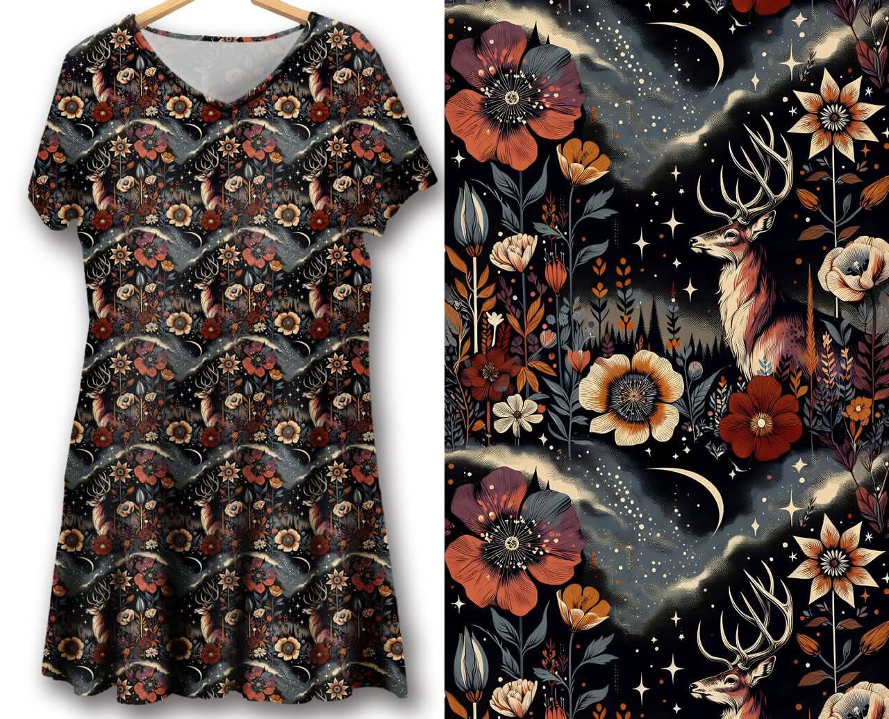 Swing dress - Darkness Woods