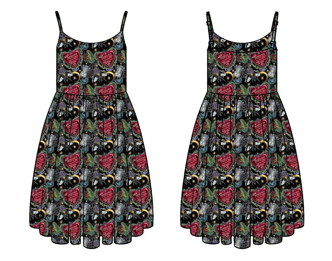 V9 Ella dress - Lime in the coconut