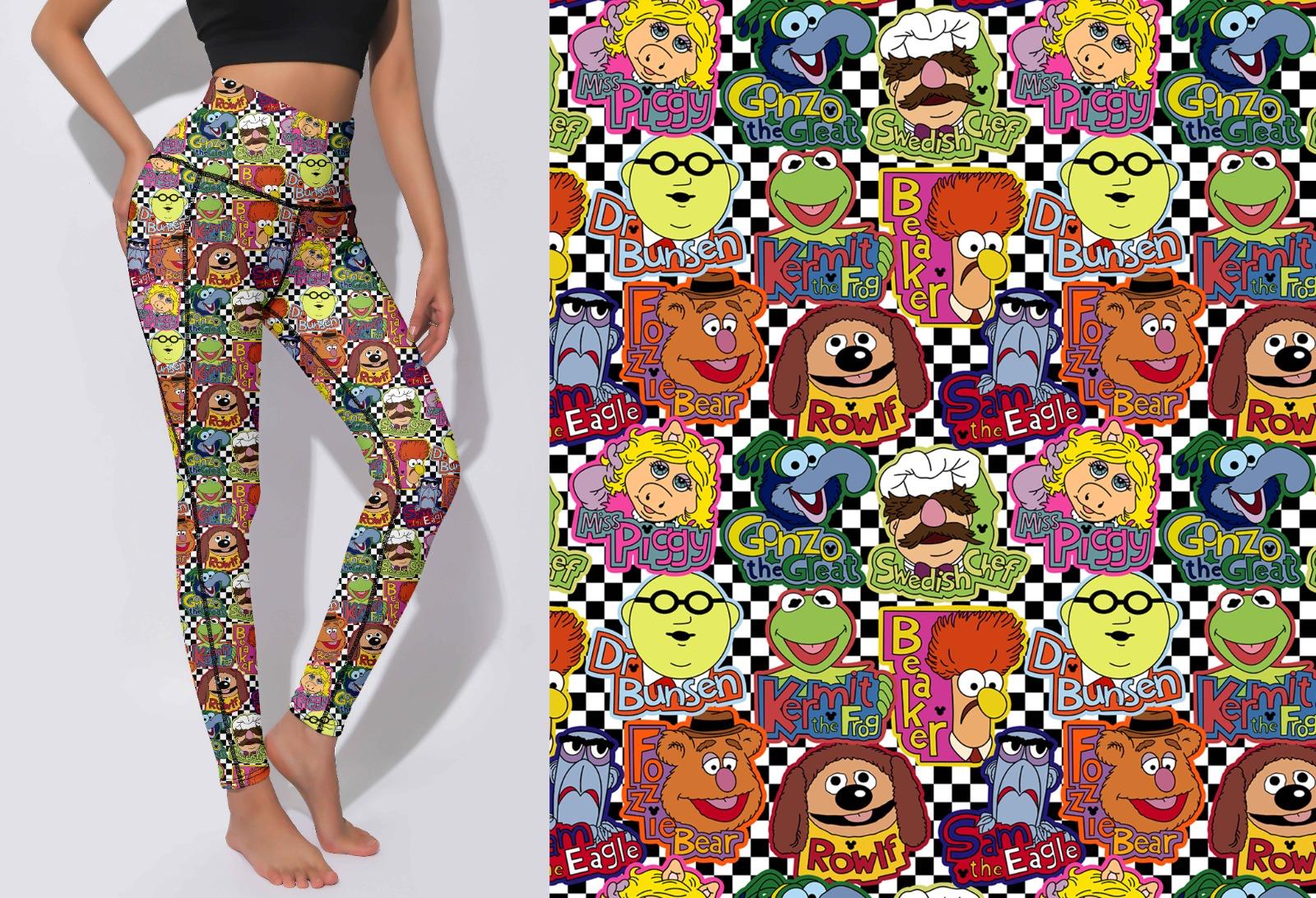 Active Leggings - Frog Friends