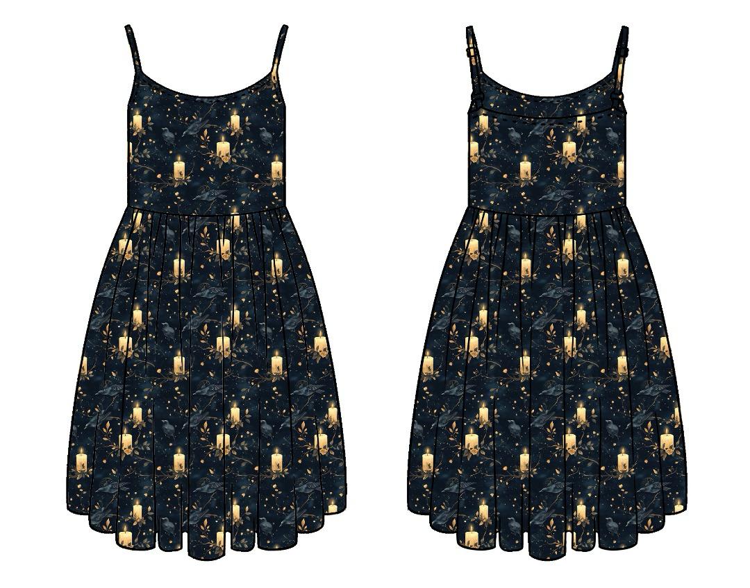 V9 Ella dress - Bird Candles