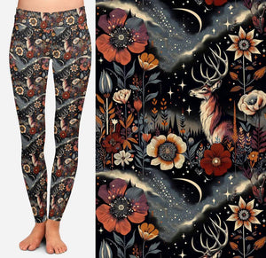 Comfort Leggings - Darkness Woods