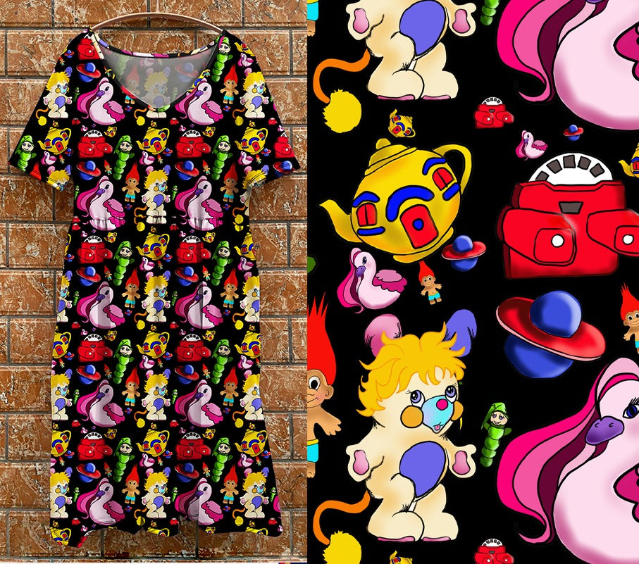 Tea Dress - 80s