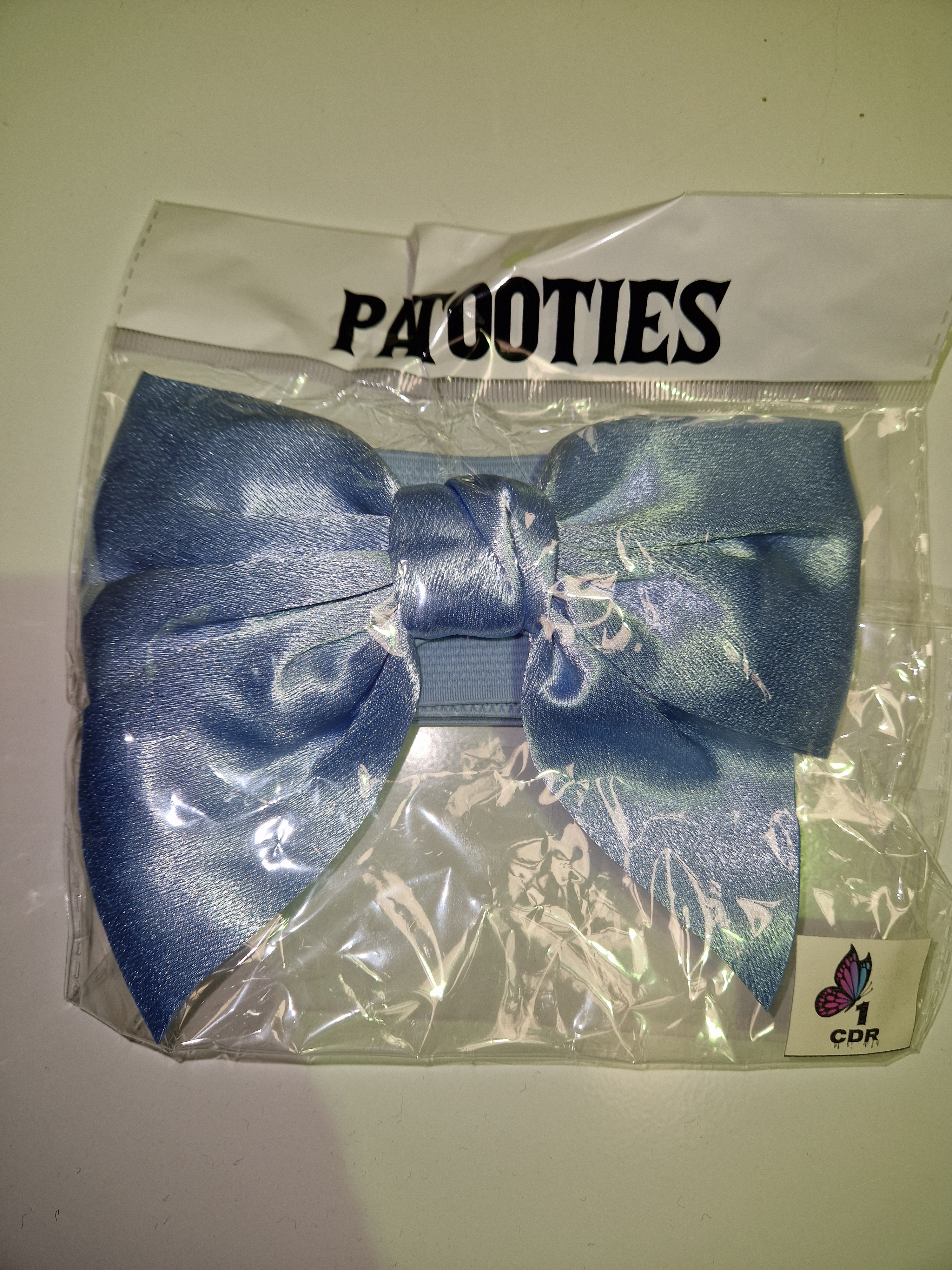 Luxe Bow Belt - Light Blue