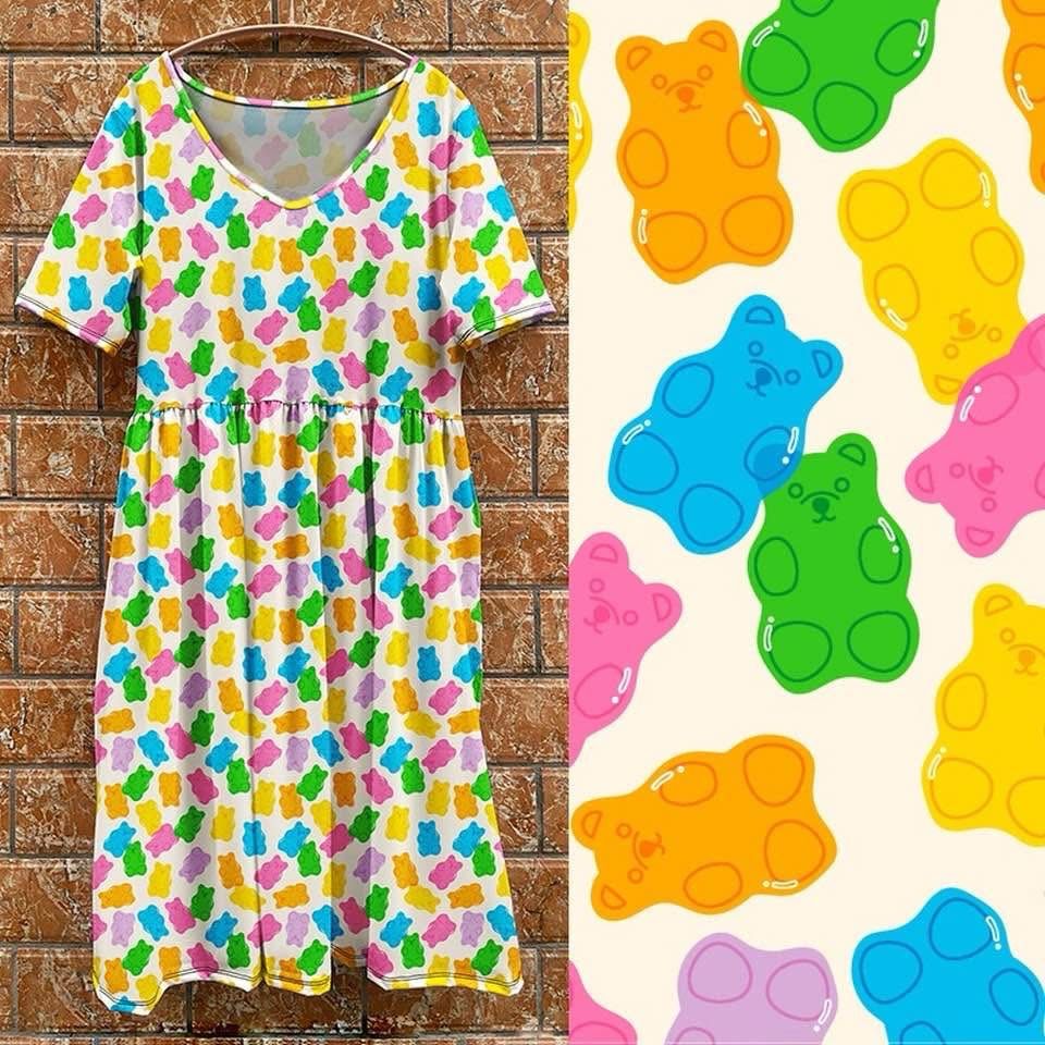 Tea dress - Gummy Bears