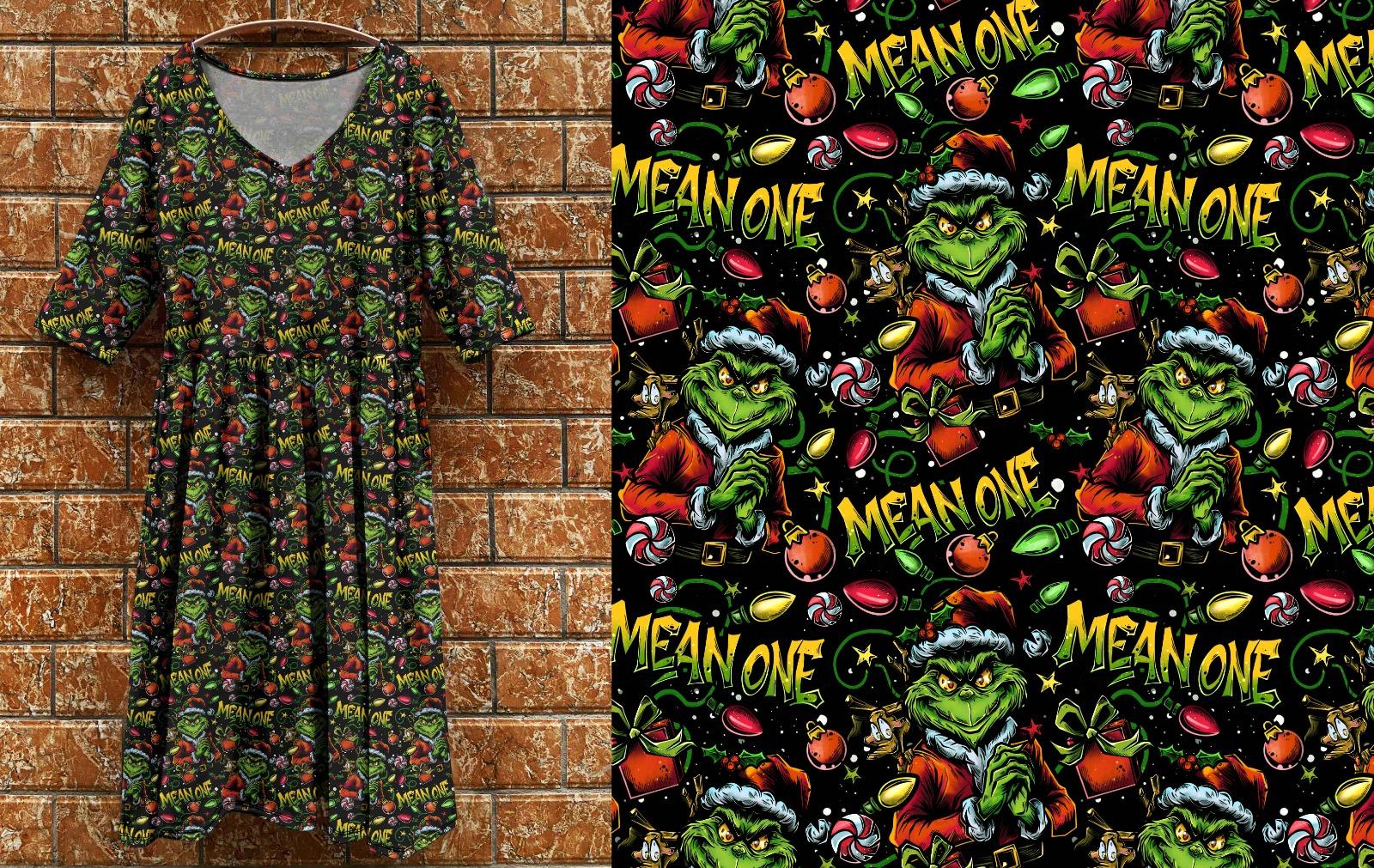 Tea Dress 3/4 sleeve - Mean One