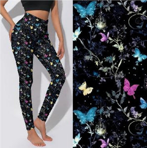 Active Leggings - Butterflies