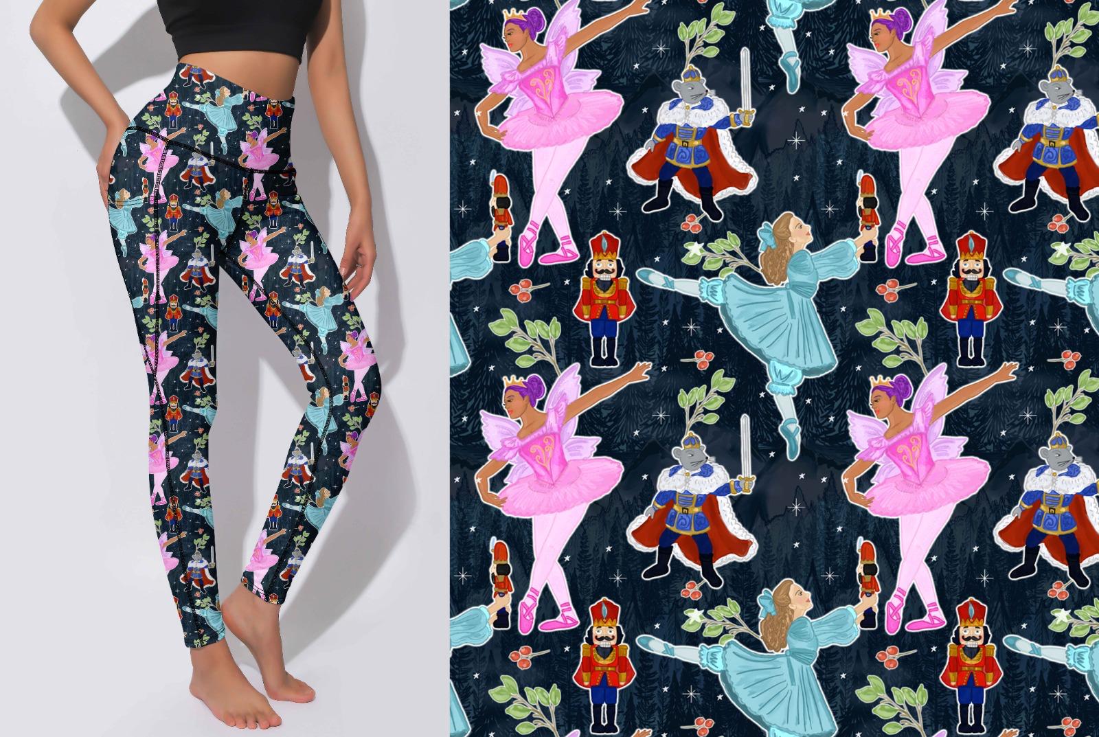 Active Leggings - Nutcracker
