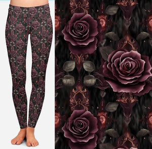 Comfort Leggings - Retro Rose