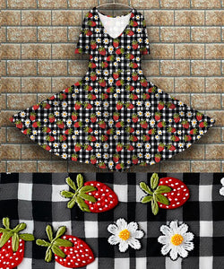P7 Peggy Dress - Strawberry Plaid