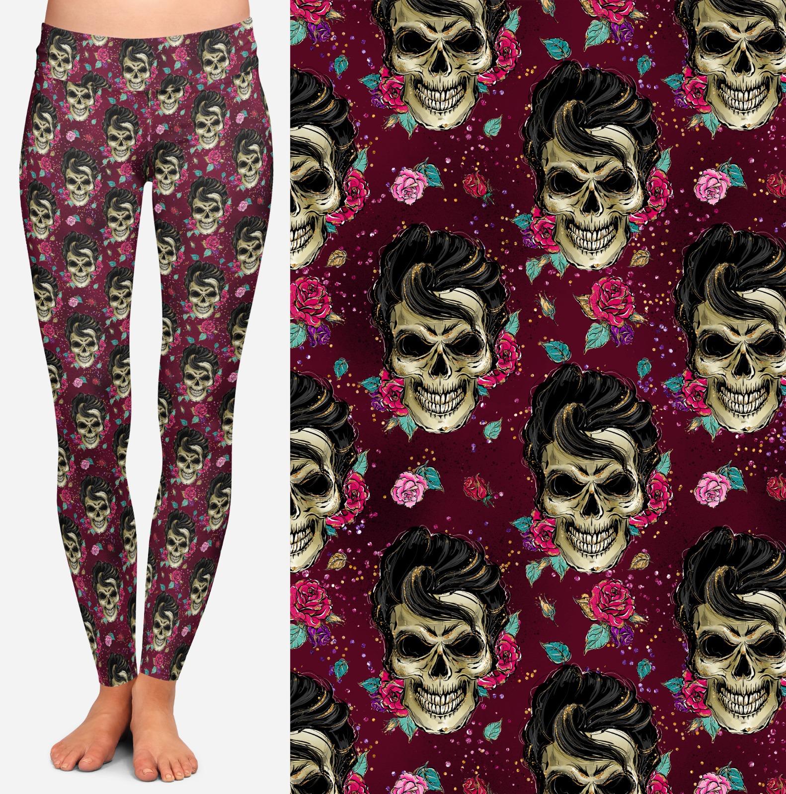 Comfort leggings - king of skulls