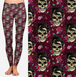 Comfort leggings - king of skulls