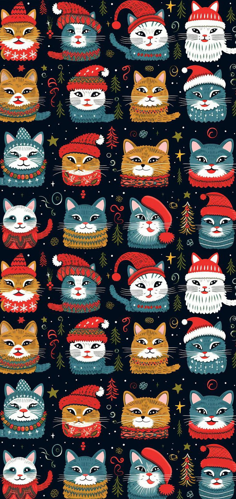 Comfort leggings - Winter Cats