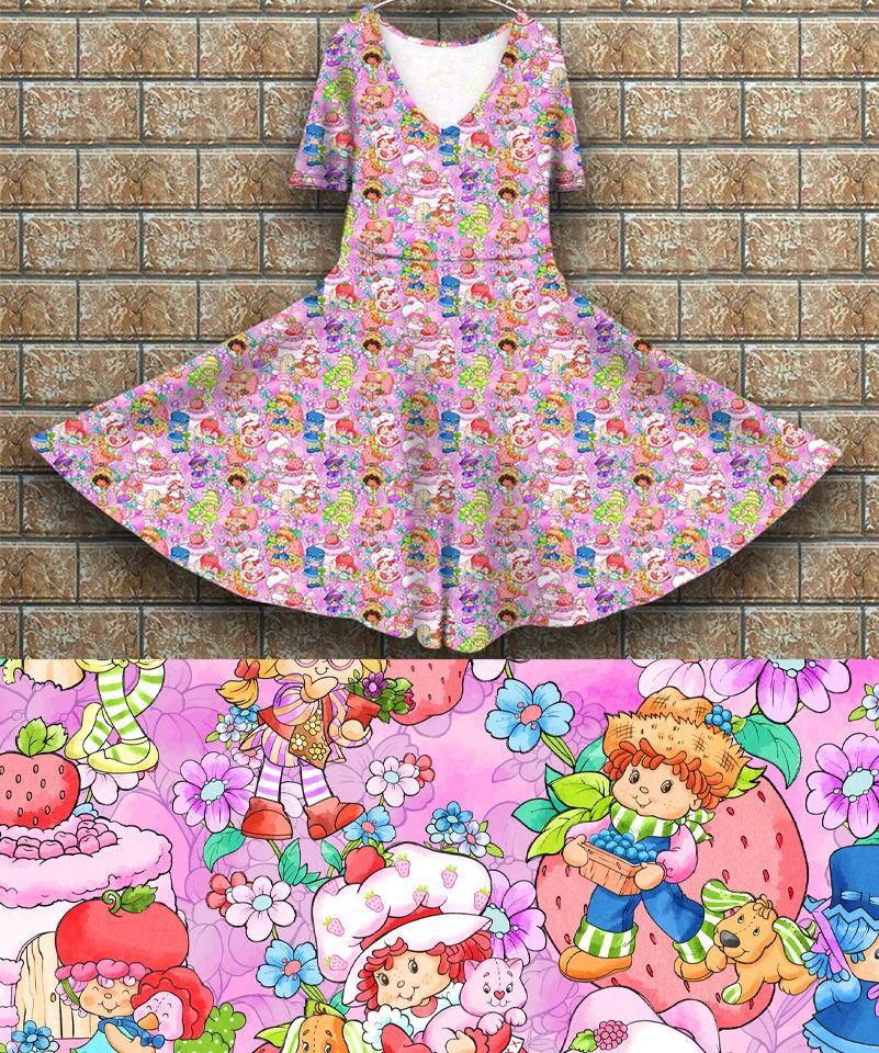 P7 Peggy Dress - Strawberry Cake