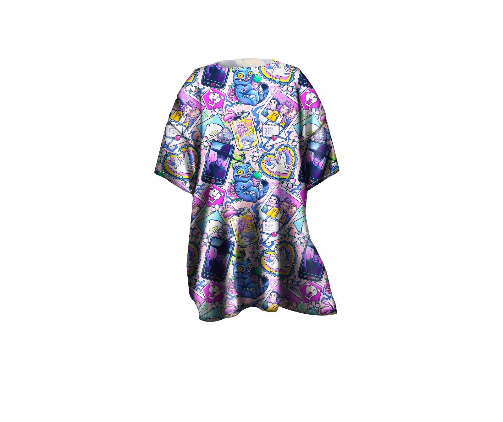 Night Tee - Pink Hello Friend