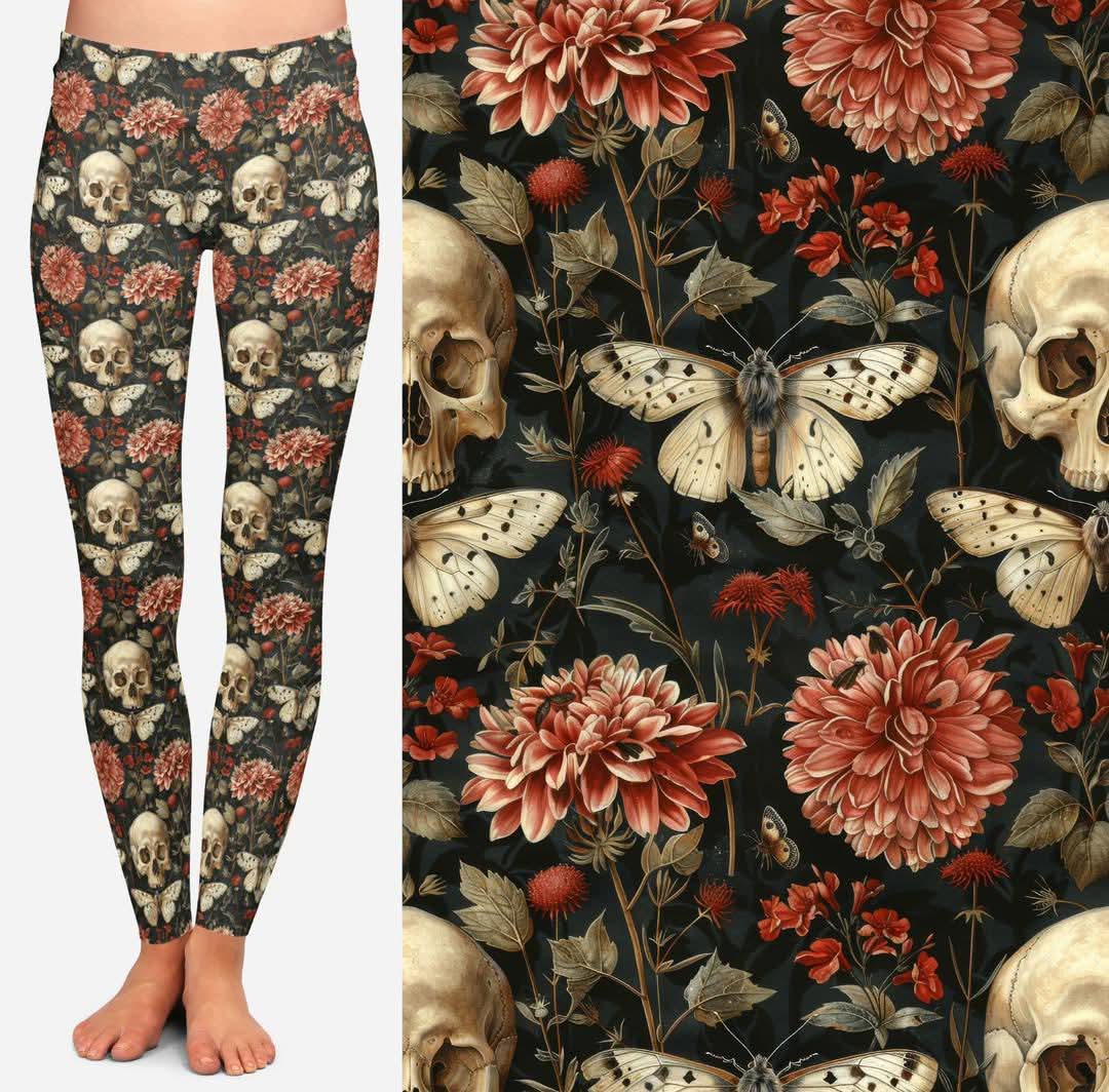 Comfort Leggings - Death Moth
