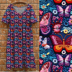 V3 oederliness Butterfly Tea Dress