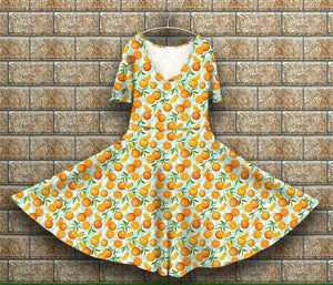 Peggy dress - Fresh Oranges