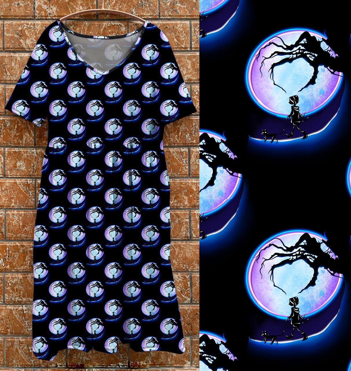 Tea dress - Under the moon