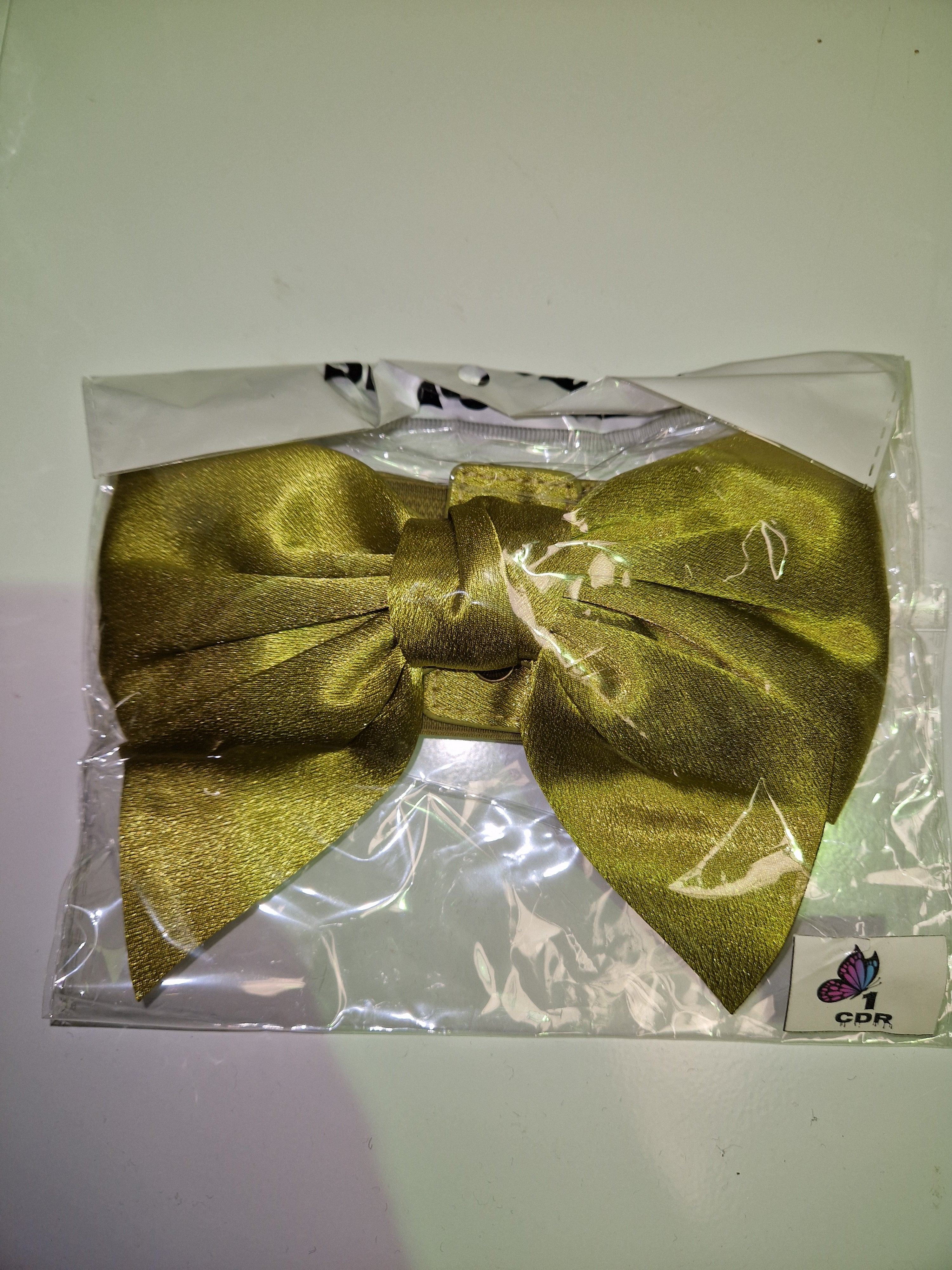 Luxe Bow Belt - Lime/Gold