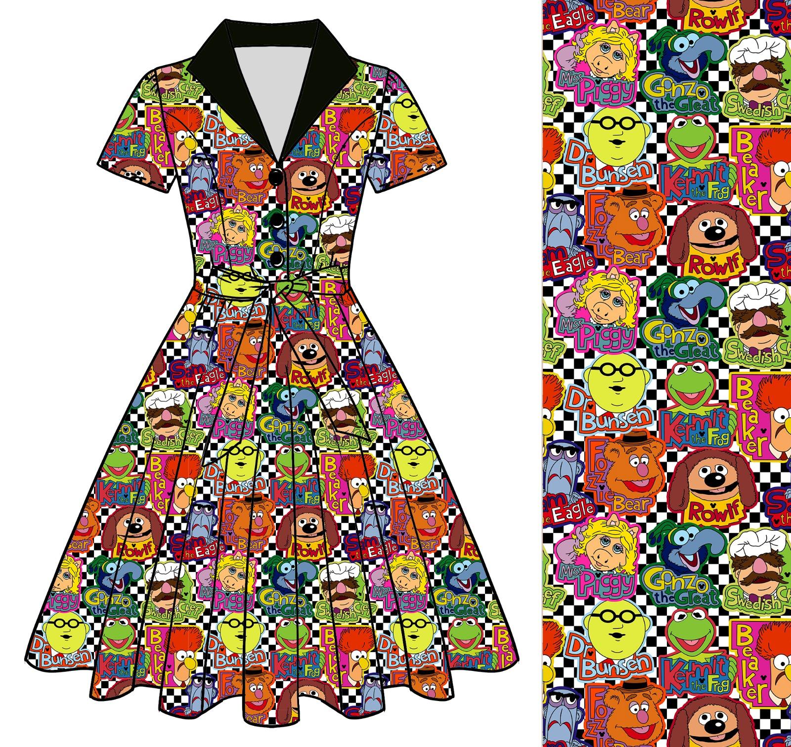 Rizzo Dress - Frog Friends