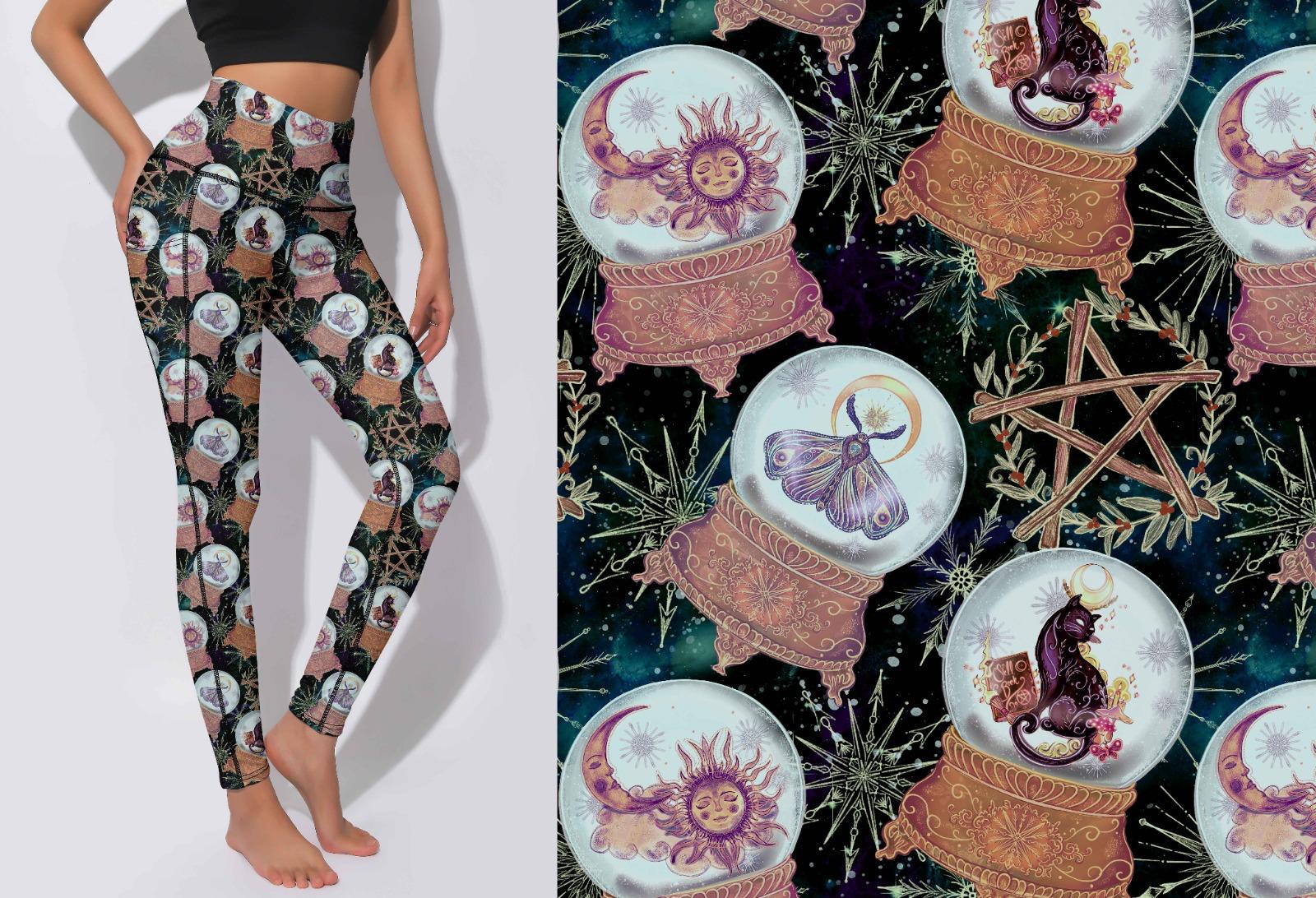Active Leggings - Crystal Ball