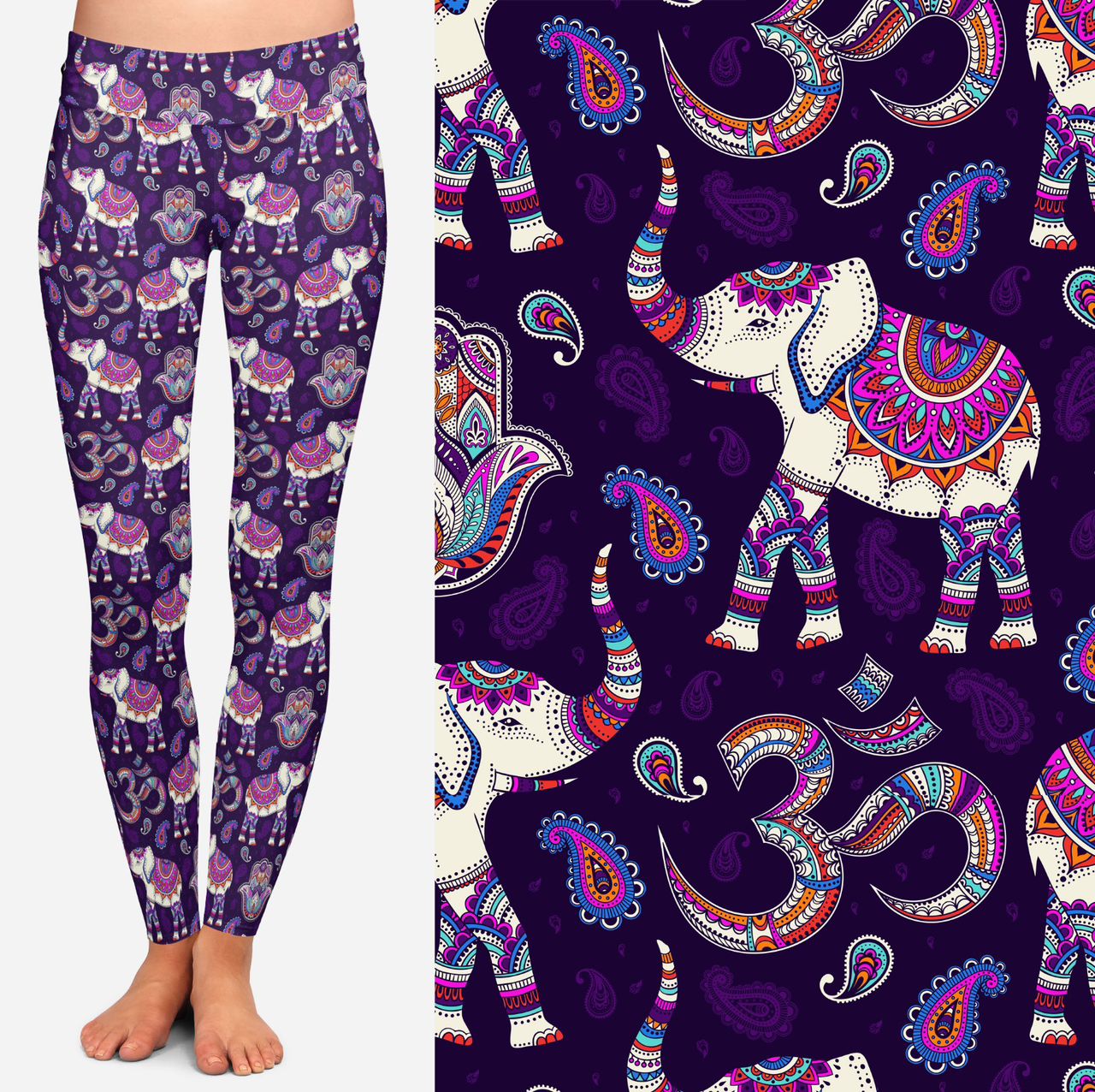 Comfort leggings - Indian Elephant