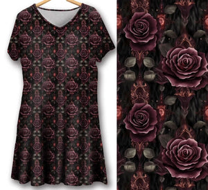 Swing dress - Retro Rose