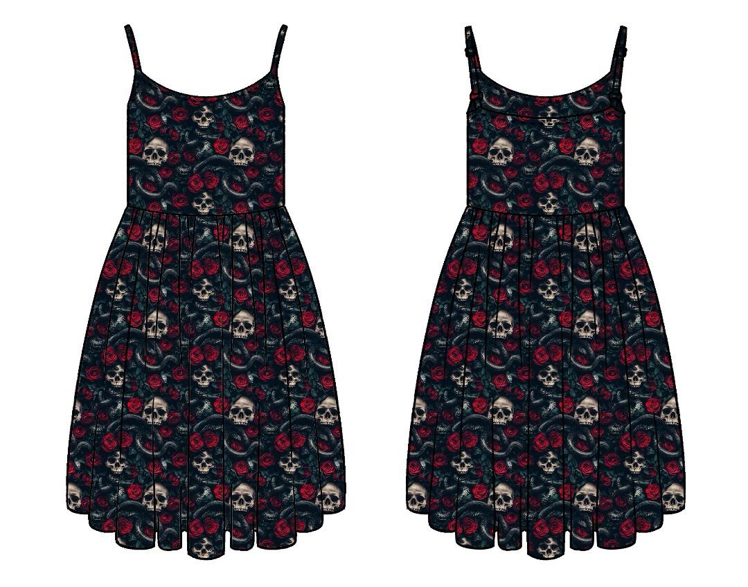 V9 Ella dress - Skulls & Snakes