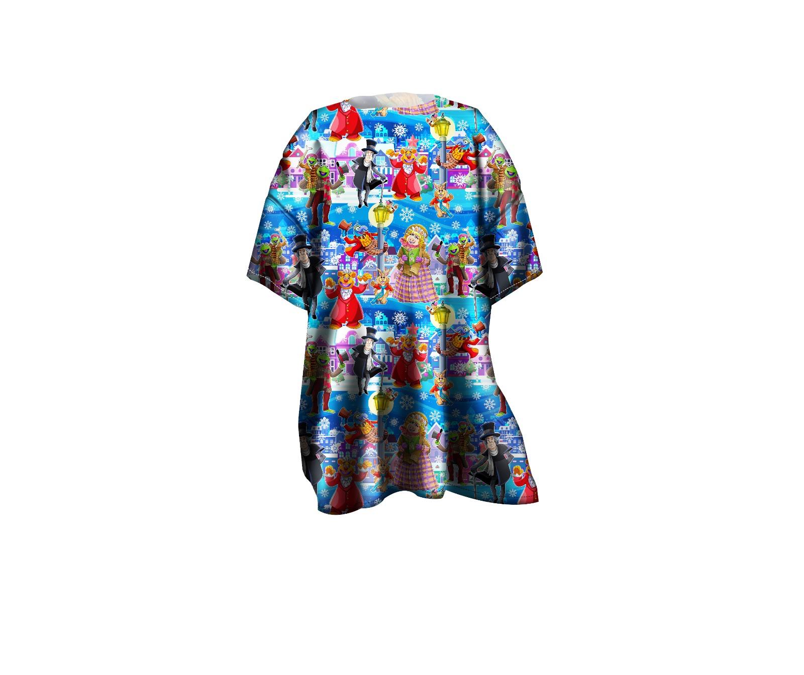 Night Tee - Muppets Xmas on Blue