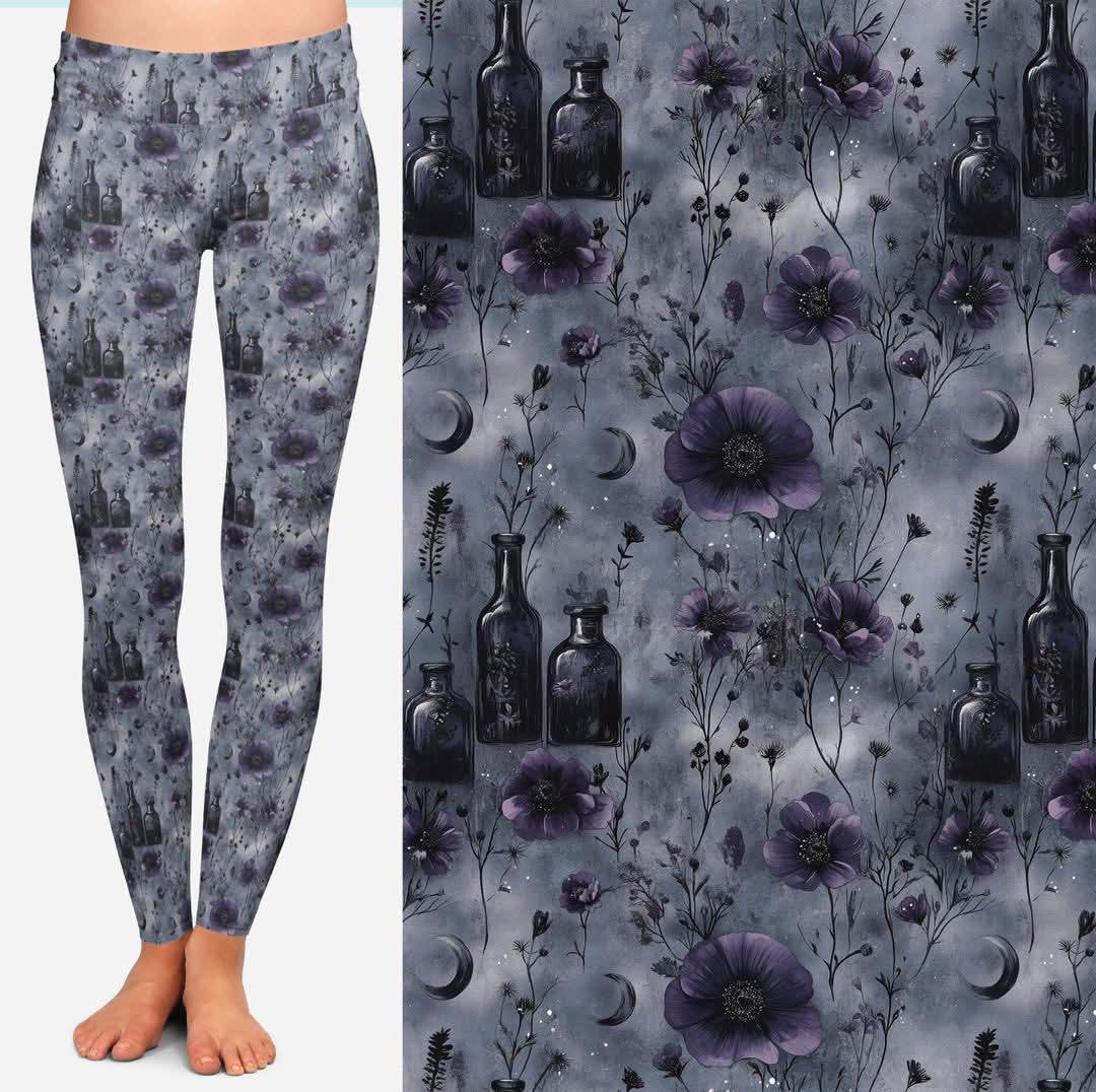 Comfort Leggings - Flowers in a bottle