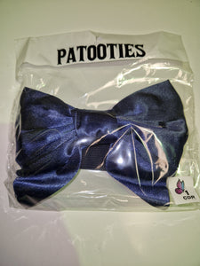 Luxe Bow Belt - Navy