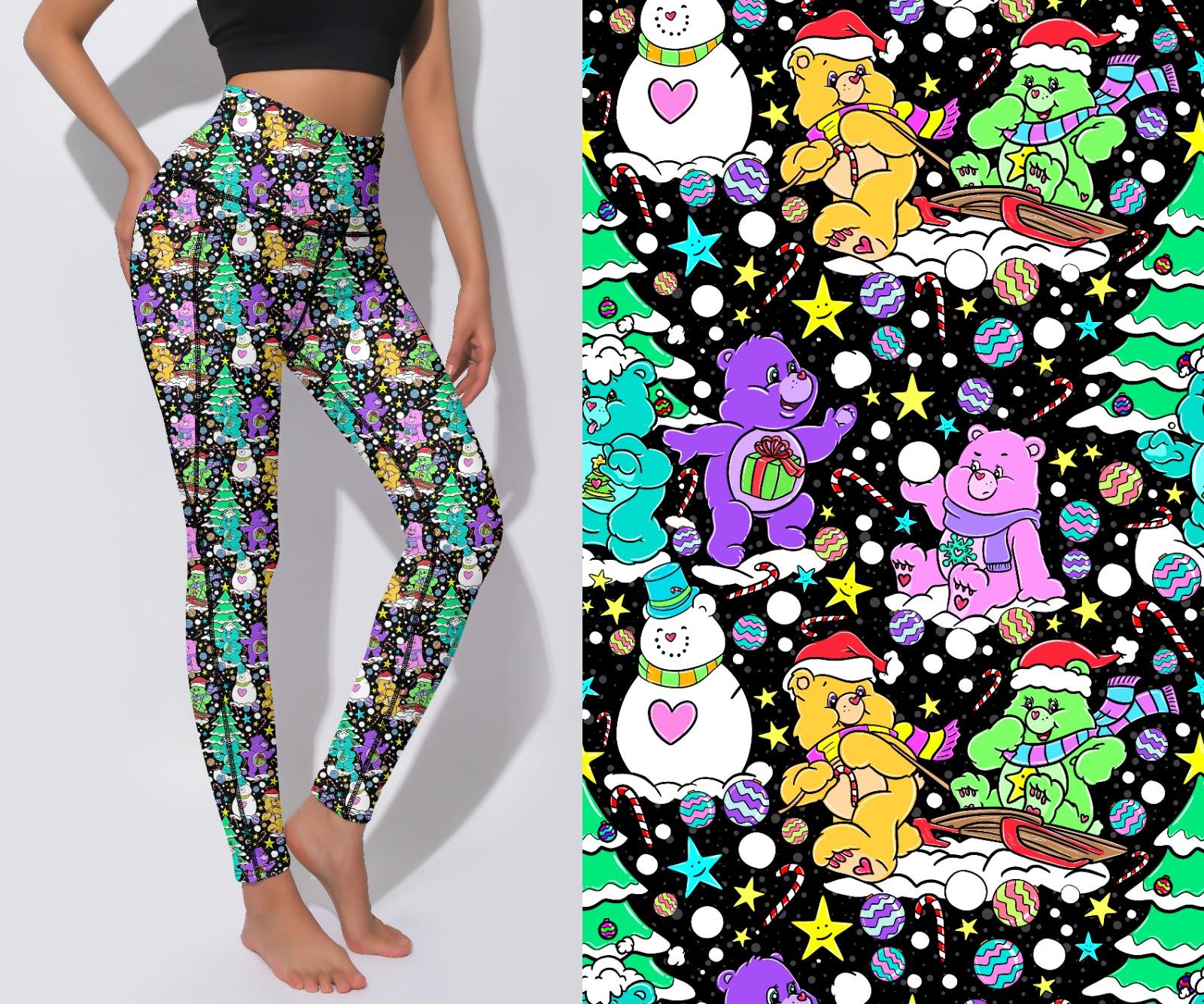 Active Leggings - Xmas Bears