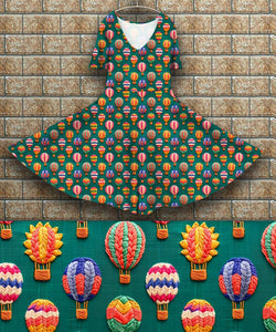 P7 Peggy Dress - Hot air balloons