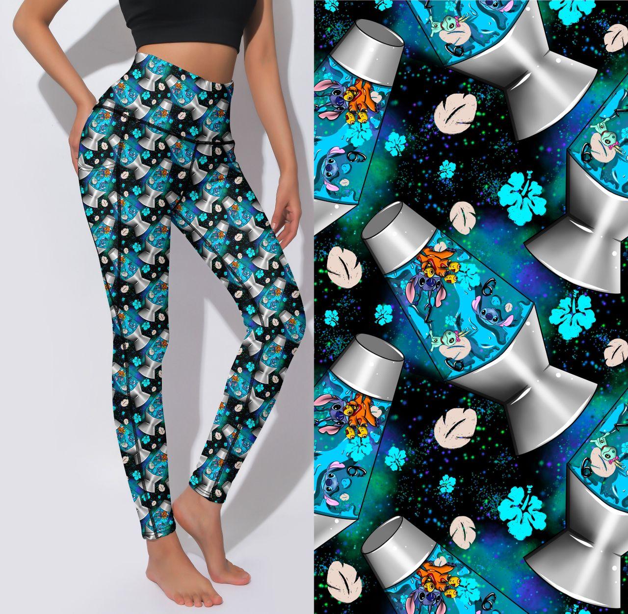 Active Leggings - Lava Lamps